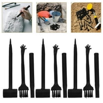 GAXIRE Archaeology Exploration Kit with Black Plastic Hammers, Chisels, and Brushes - 10 Science Excavation Sets