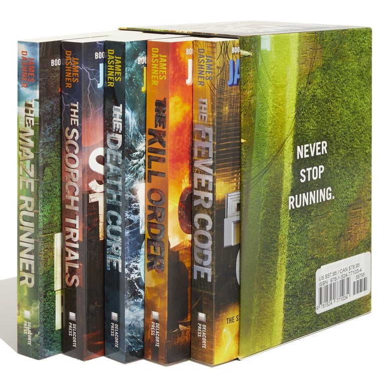 James Dashner Maze Runner Series Complete Boxed Set, Hardcover, 5