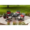 Uptown Vw 5pc Chat Set w/ Fire Pit, Table