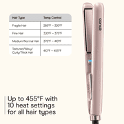 Conair InfinitiPRO Frizz-Free Titanium Ceramic 1 Flat Iron