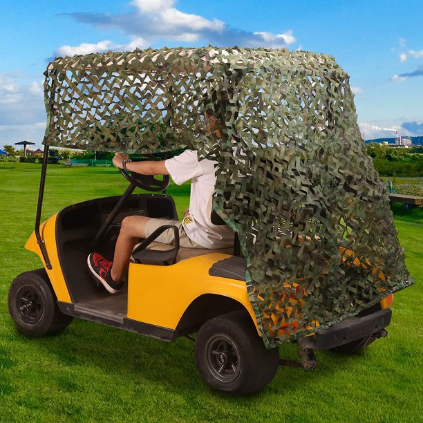 10L0L Golf Cart Camouflage Cover Sun Shade Fits EZGO RXV TXT Marathon Club Car DS Precedent