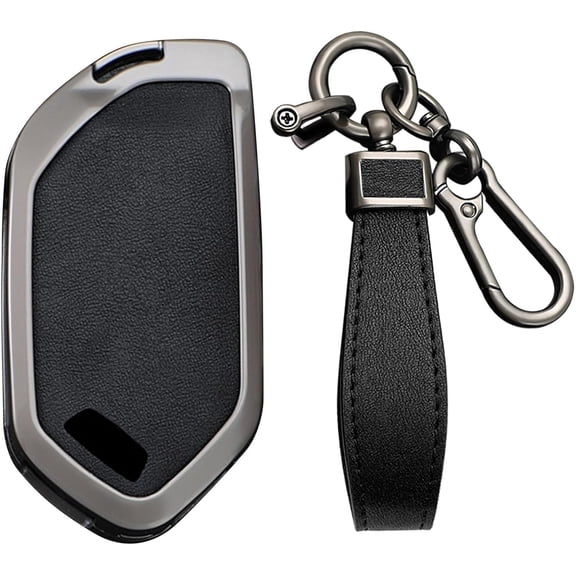 Key Fob Cover Compatible with Kia Telluride Sorento K3 K4 K5 K5GT-LINE K8 Sportage Carnival EV6 EV9 Picanto Morning 2022-2026 5 Button Keychain Case Holder Protector,A Black