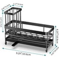 thumbnail image 2 of Sink Organizer Caddy Countertop for Kitchen, Black Dish Sponge Holders, Instant Dry Brush Holders, Kitchen Storage Organziation Essentials and D r, 2 of 6