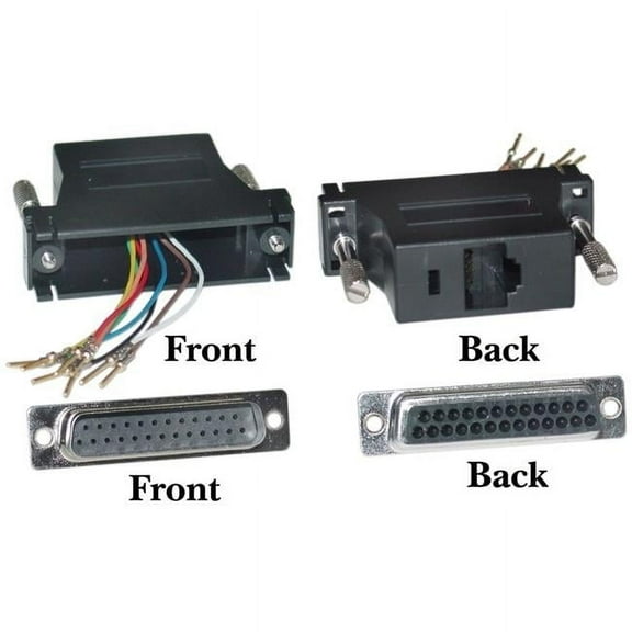 Cable Wholesale 31F2-TT400 ST & ST Female Simplex Fiber Optic Coupler Metal Housing