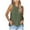 Green womens tank tops, variant on Wycnly Womens Tank Tops Loose Fit Lightweight Cotton Vintage Vest Tops Summer Fashion Leopard Print Round Neck Sleeveless Shirts Blouse Khaki m