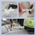 thumbnail image 4 of BISSELL Little Green Mini Cordless Portable Carpet and Upholstery Deep Cleaner, Car/Auto Detailer, with HydroRinse Self-Cleaning Tool and 4" Tough Stain Tool, 4015, 4 of 7