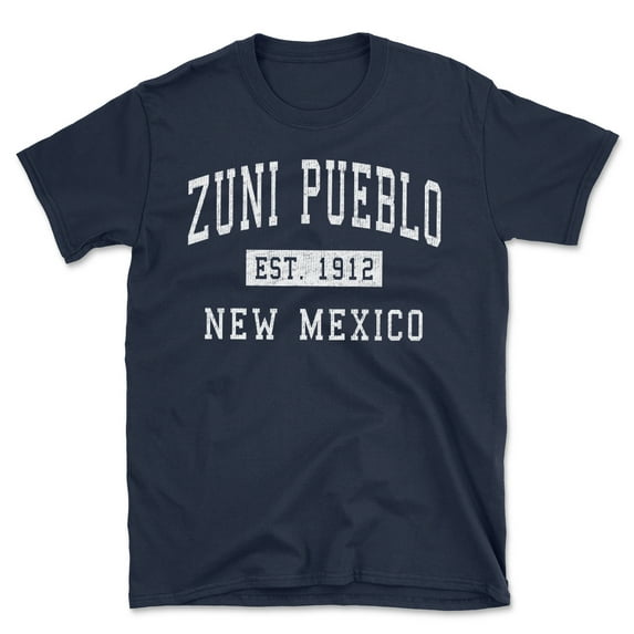 Zuni Pueblo New Mexico Classic Established Men's Cotton T-Shirt