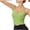 Womens Tank Tops Green, variant on ylioge S-4X Plus Size Cropped Tank Tops for Women Sleeveless V Neck Camisoles Womens Trendy Solid Color Stretchy Slim Pullover Workout Yoga Vests