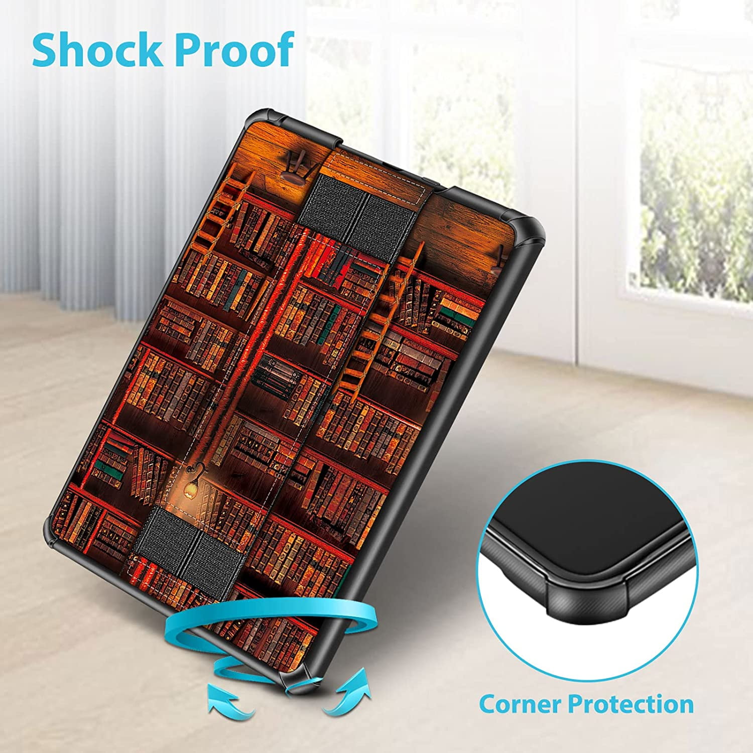 Shry pour Kindle Paperwhite 11ème Smart Case pour Kindle 10th Premium Flip  Hard Cover pour Kindle Oasis 2/3 Coque de protection magnétique