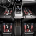 thumbnail image 6 of Sikiie Independence Day Collie Car Foot Mat Set of 4 Pieces Basics Universal Fit Rubber Carpet Floor Mats For Car SUV Van & Truck, 26.8"L x 17.3"W (Front), 13"L x 17.3"W(Rear), 6 of 6