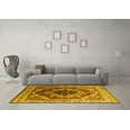 thumbnail image 3 of Ahgly Company Machine Washable Indoor Rectangle Persian Yellow Traditional Area Rugs, 2' x 3', 3 of 4