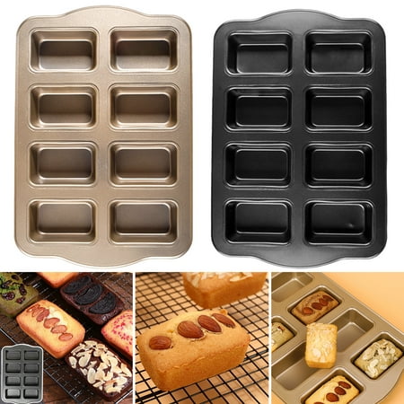 

Ludlz Cake Mold Non-Stick Cake Pan with 8 Compartments DIY Baking Mold for Chocolate Dessert Biscuit Bread