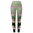 thumbnail image 3 of WILLBEST Leggings de Yoga de Cintura Alta para Mujer, Suaves, Elásticos, con Estampado Navideño, con Bloques de Color, Cómodos para Fitness Y Running 2784 Chica, 3 of 4