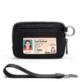 thumbnail image 1 of Tarjetero Wallet YDF The Iris para mujer con cierre y llavero, 1 of 9