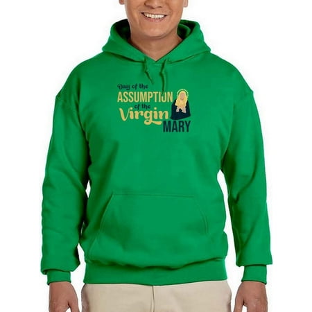 Day Of The Assumption Hoodie Men -Image by Shutterstock Male Large