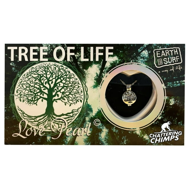 Tree of Life Chattering Chimps Kit de Perles de Souhait d'Amour Chaîne Pendentif Collier