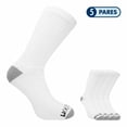thumbnail image 3 of Calcetas Fruit Of The Loom para Hombre, Algodón Afelpado 5 Pares Blanco Unitalla, 3 of 4
