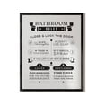 thumbnail image 5 of HAUS AND HUES Funny Bathroom Decor & Bathroom Signs, Funny Bathroom Wall Art & Bathroom Decor Signs, Funny Bathroom Signs Funny Bathroom Art Toilet Rules Bathroom Rules (Framed Black 16x20), 5 of 6