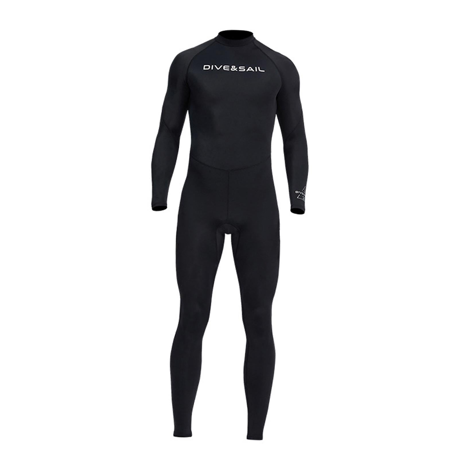 Premium Men Diving Wetsuit Full -piece Back Zipper Diving Rash Guards Scuba Snorkeling Kayaking Jumpsuit , XXL, XL XXL
