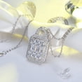 thumbnail image 2 of Zina Pendant Necklace for Women Cubic Zirconia Sterling Silver Ginger Lyne Collection, 2 of 6