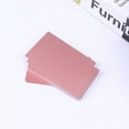 thumbnail image 3 of RomaMX 50 piezas 0.2mm de aluminio anodizado de color fino Tarjeta de visita Grabadora de máquina de tarjetas en blanco y grabado CNC disponible (oro rosa), 3 of 7