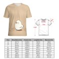 thumbnail image 2 of Cute Chick Print Women's Short Sleeve T-Shirt Crew Neck Casual Summer Trendy Loose Fit Tops, 2 of 6