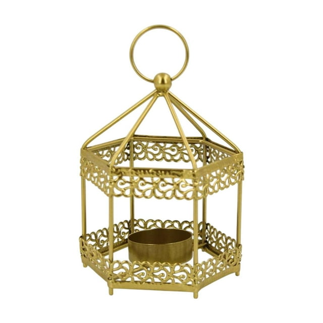 Candelabro colgante con mango, centro de mesa, soporte de Metal para , interior, exterior, jardín, cumpleaños