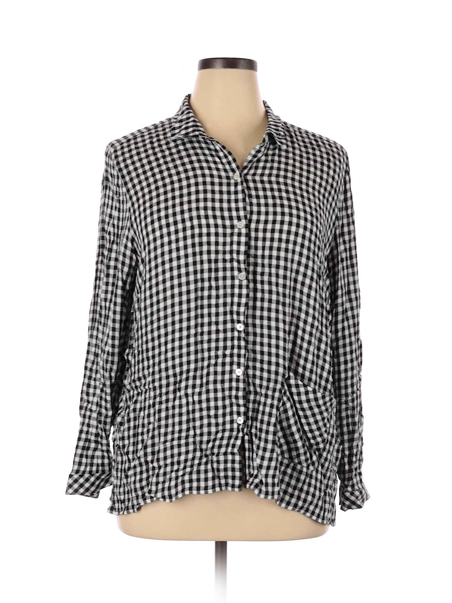 J.jill - Pre-Owned J.jill Women's Size XL Long Sleeve Button-Down Shirt ...