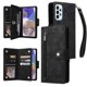 thumbnail image 1 of For Samsung Galaxy A23 4G Rivet Buckle 9 Cards Three Fold Leather Phone Case, 1 of 4