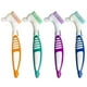 thumbnail image 5 of Cepillos de Dientes para Dentaduras Postizas, 4 Unidades, Mango de Fácil Agarre, Cepillos de Dientes de Doble Cara | Diseño Ergonómico | Material Abs y Nailon | Paquete de 4, 5 of 7