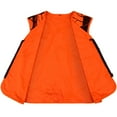 thumbnail image 4 of GUGULUZA Blaze Orange Hunting Zipper Closure, Outerwear Vests (Adult's), Size L, 4 of 7