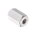 thumbnail image 5 of Unique Bargains M3 x 0.5-Pitch 10mm Length 304 Stainless Steel Metric Hex Coupling Nut, 10-Pack, 5 of 5