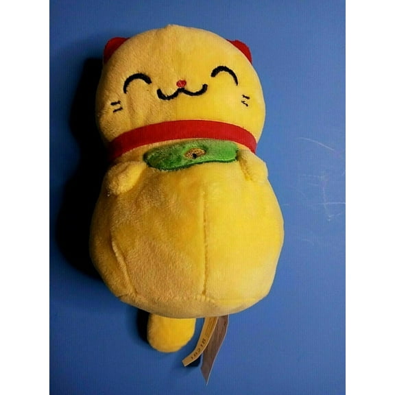 Kleptocats Chinese New Year Soft Yellow Plush Stuffed Animal Klept O Cats 7" Vintage