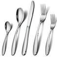 thumbnail image 3 of Set Service for 4, 20 Piece Stainless Steel Cutlery Silverware Set, Mirror Polished, Include Knife/Fork/Spoon, Dishwasher Safe, 3 of 7