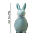 thumbnail image 3 of TanSiDing Easter Bunny Figurine Decorations, Festive Spring Home Decor, Desktop Ornament, Durable Foam Craft, Indoor Outdoor Holiday Decorations, 3 of 6