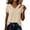 #0269-Khaki, variant on Pounoo Women's Casual Tops Short Sleeve Notch Neck Solid Color Tees Street Style Comfortable Loose Fit Shirts Gift