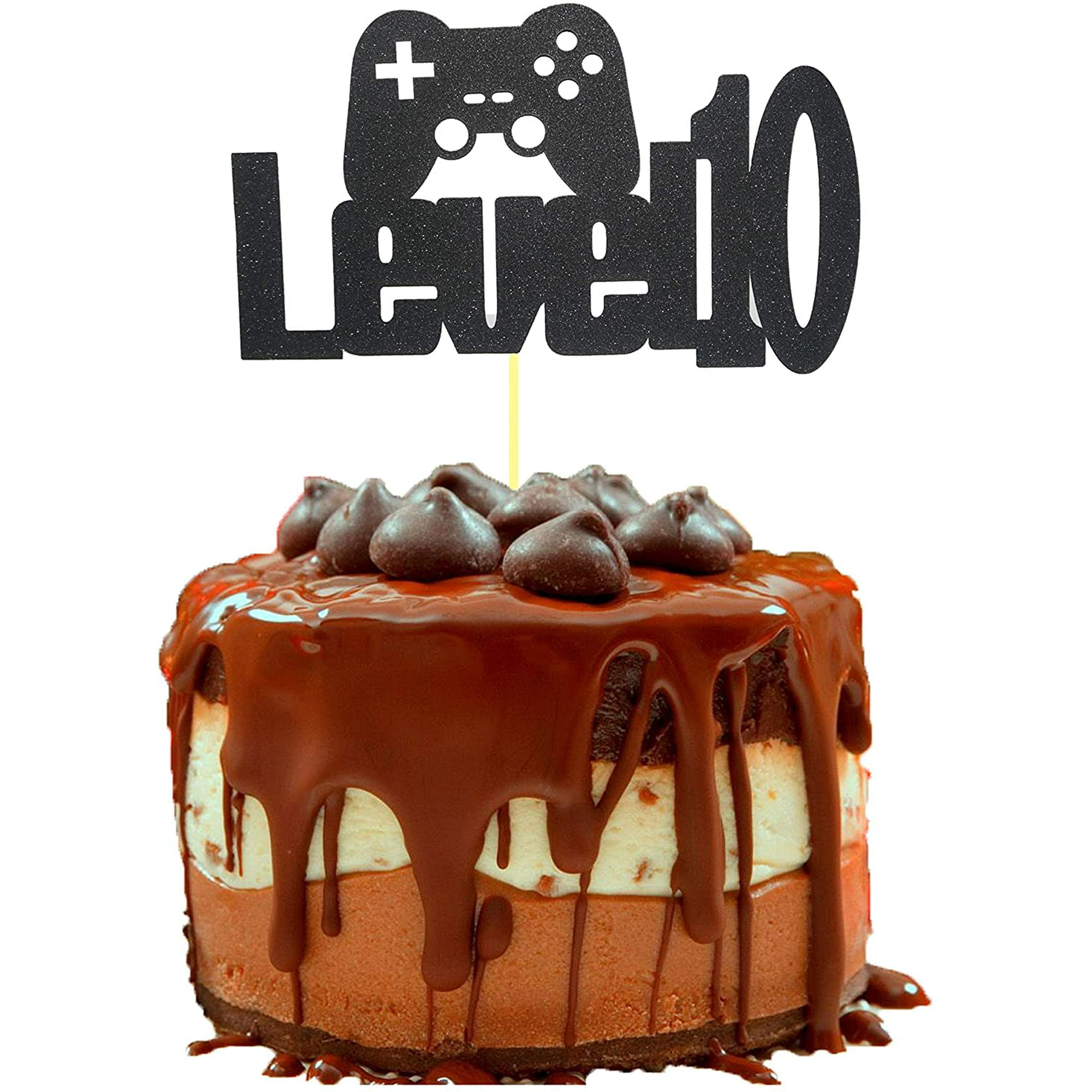 Video Game Level Up 10th Birthday Cake Topper, Glittery Happy 10th Birthday  Video Gaming Cake Toppers for 10 Year Old Boy and Kids Video Game Themed Birthday  Decorations | Walmart Canada