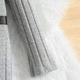 thumbnail image 4 of Flower Girl Dress - Toddler Baby Girl Knit Sweater Dress Solid Ribbed Long Sleeve Dresses - Fall Clothes Outfits, Casual Party Wear - Toddler Girl Dress,Color:Grey,Size:3-4 Years, 4 of 5
