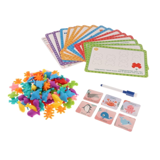Contando Juegos Artículo Forma Early Learning Toys para Niños Niños , tema Tema de la vida marina