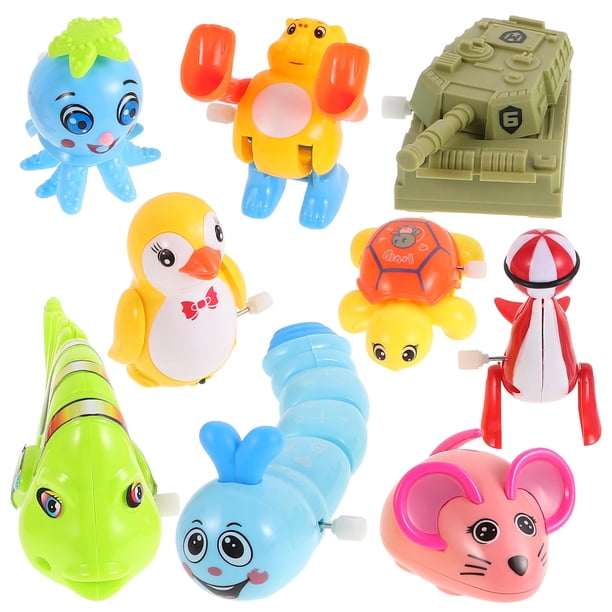 juguetes de cuerda con forma de animal para niños, divertidos dibujos animados, educativos, para fiestas, regalo ideal (color y estilo aleatorios).