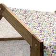 thumbnail image 5 of Numbers Pet House, Bubble Style Numbers Equation Division Addition Multiplication Themed Math, Outdoor & Indoor Portable Dog Kennel with Pillow and Cover, 5 Sizes, Multicolor, by Ambesonne, 5 of 5