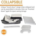 thumbnail image 5 of K&H Pet Products Rectangle Bucket Booster Pet Car Seat - Small - Gray and Beige, 5 of 7