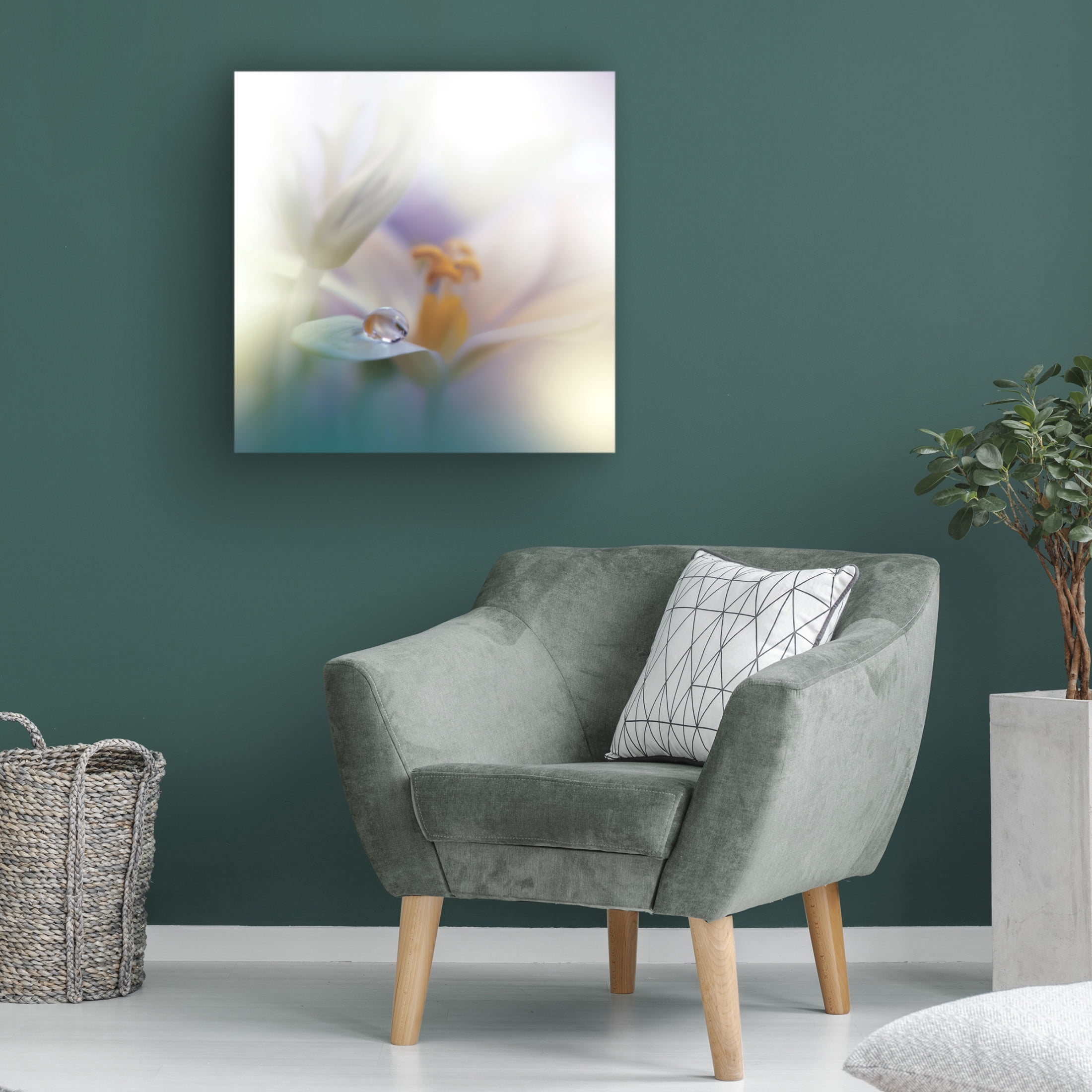 Canvas Wall Art - Juliana Nan 'All Of Me ' Wall Art for Living Room, Bedroom, or Office D?cor by Trademark Fine Art - 35 x 35 Inches