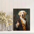 thumbnail image 2 of Thumbs Up Cartoon Dog Canvas Print, Funny Pet Lover Decor For Home Kitchen Cafe Hotel Office Wall Art, 2 of 8