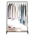 thumbnail image 5 of Black Clothing Garment Rack Heavy Duty Commercial Grade Clothes Stand Rack with Top Rod and Lower Storage Shelf, 5 of 5