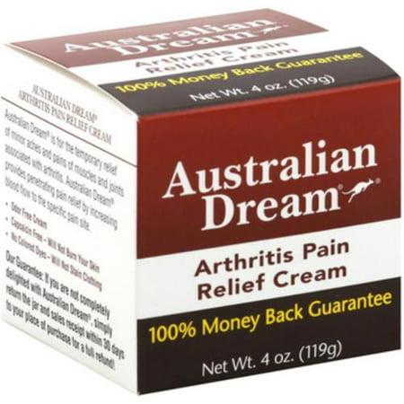Australian Dream soulagement de la douleur de l'arthrite crème, 4 oz (Pack de 3)