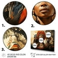 thumbnail image 3 of Designart "Resilient Couple in Africa II" African American Floater Framed Canvas Art Print, 3 of 7
