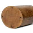 thumbnail image 6 of Jennifer Taylor Home Nebula 20" Accent Oval Pillar Side Table, Medium Brown Walnut Burl Wood, 6 of 9