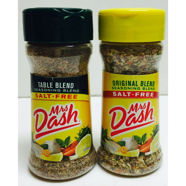 Mrs Dash Salt-Free Seasoning Blend Variety 2 Packs - Original Blend & Table  Blend