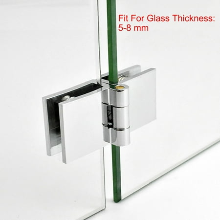 Glass Door Hinge 180 Degree Cupboard Showcase Cabinet Door Hinge